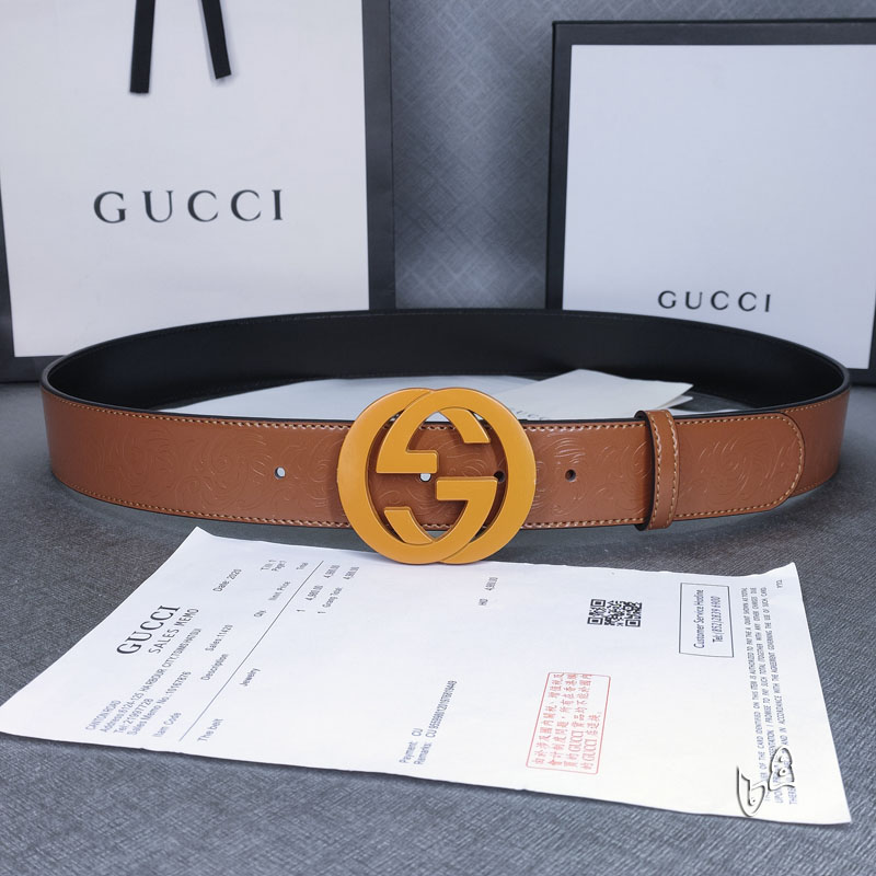 Gucci belt 38mmX90-125cm lb (30)