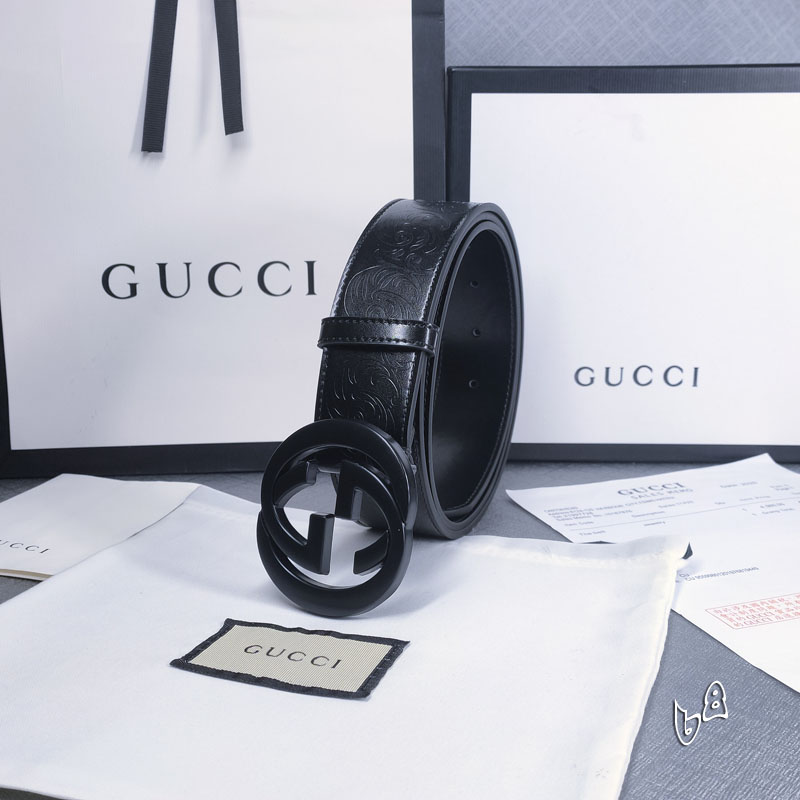 Gucci belt 38mmX90-125cm lb (37)