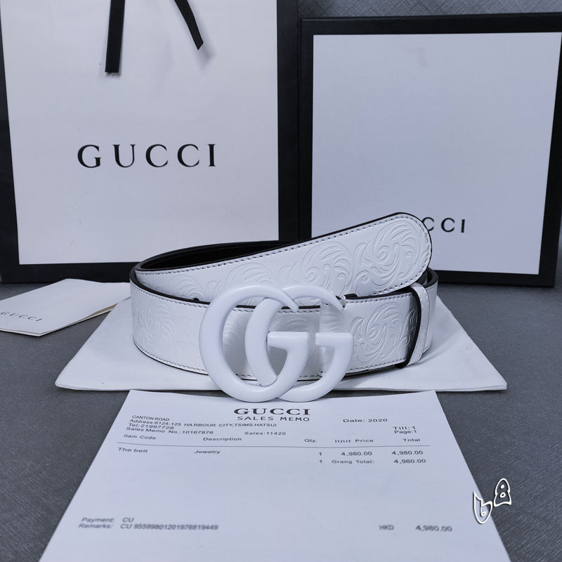 Gucci belt 38mmX90-125cm lb (6)
