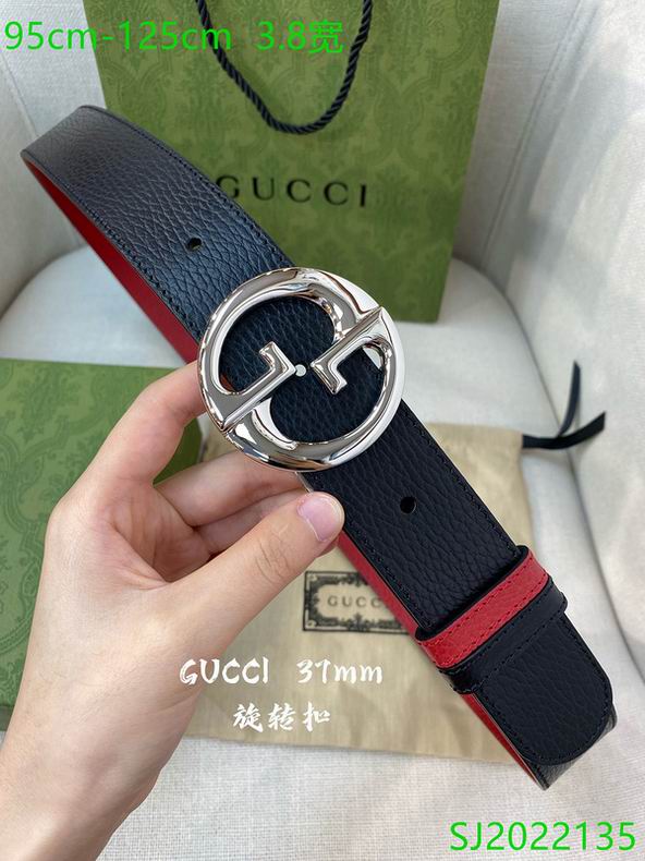 Gucci belt 38mmX95-125cm 7D (10)