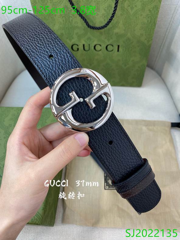 Gucci belt 38mmX95-125cm 7D (4)