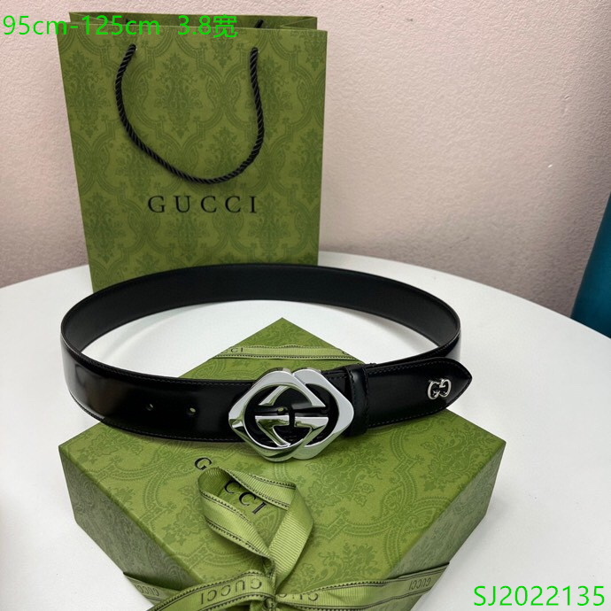 Gucci belt 38mmX95-125cm 7D (5)