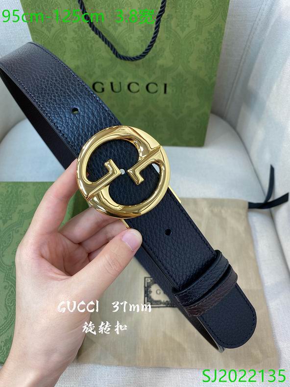Gucci belt 38mmX95-125cm 7D (7)