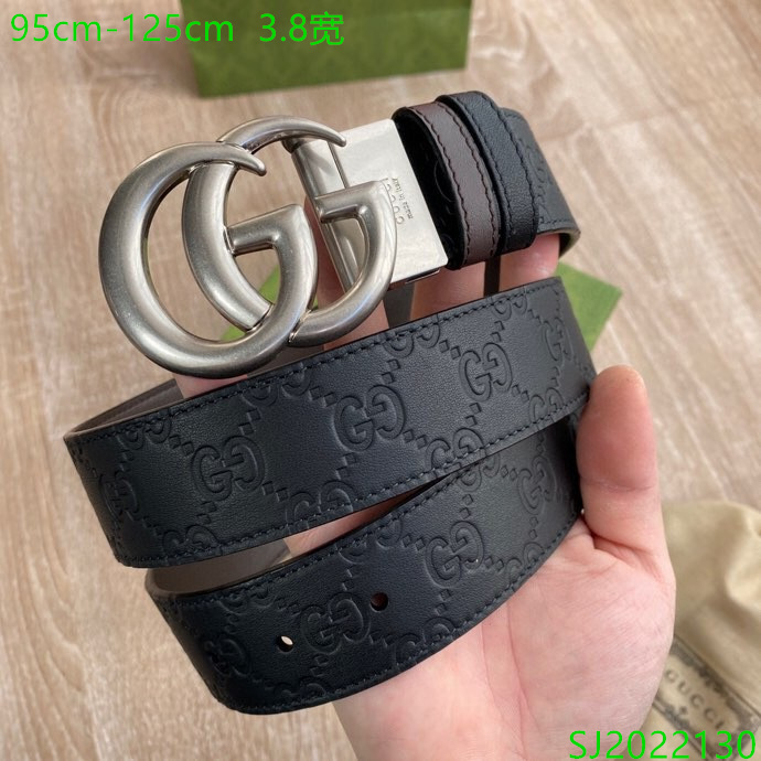 Gucci belt 38mmX95-125cm 7D (7)