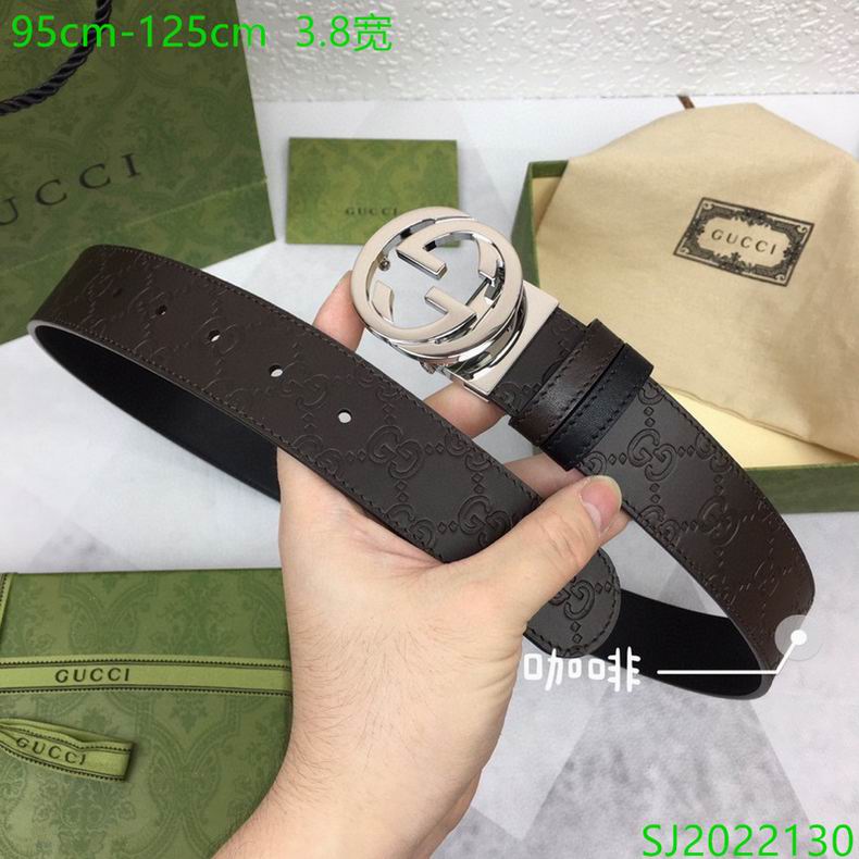 Gucci belt 38mmX95-125cm 7D (7)