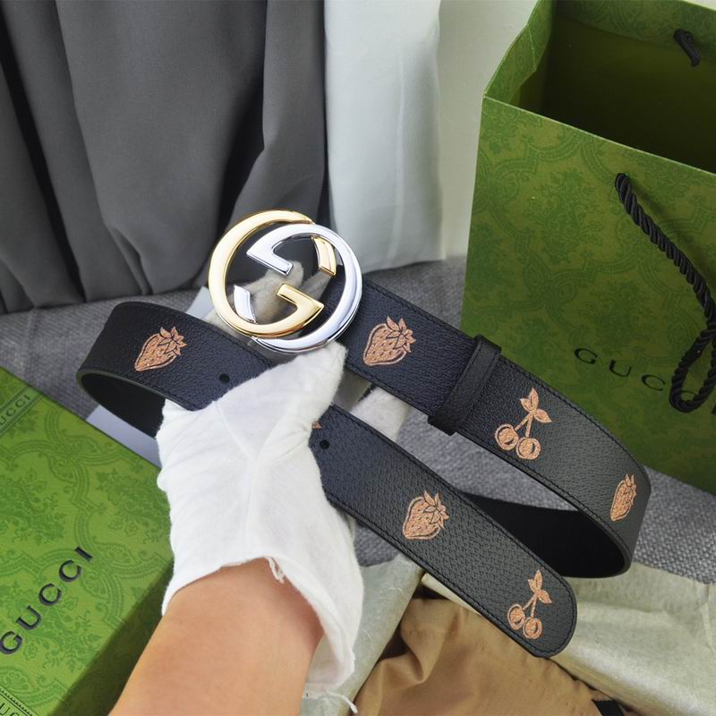 Gucci belt 38mmX95-125cm 7D (8)