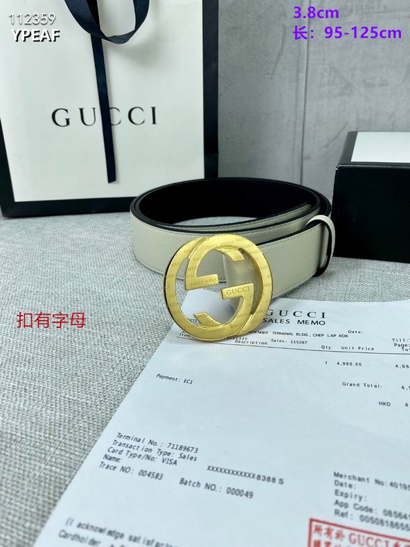 Gucci belt 38mmX95-125cm 8L (1)