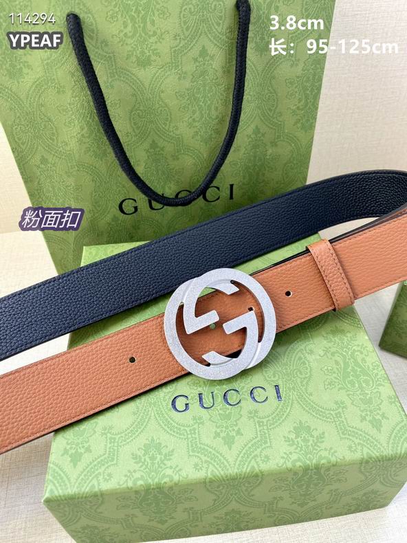 Gucci belt 38mmX95-125cm 8L (10)
