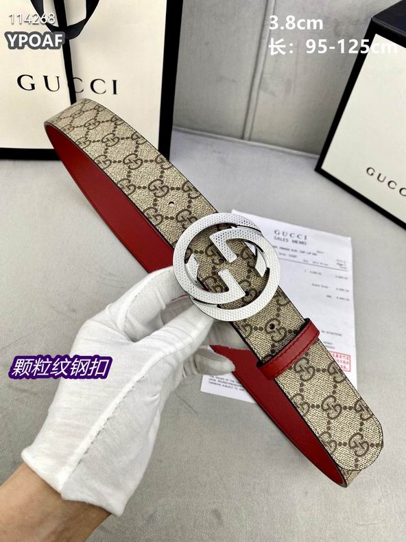 Gucci belt 38mmX95-125cm 8L (10)
