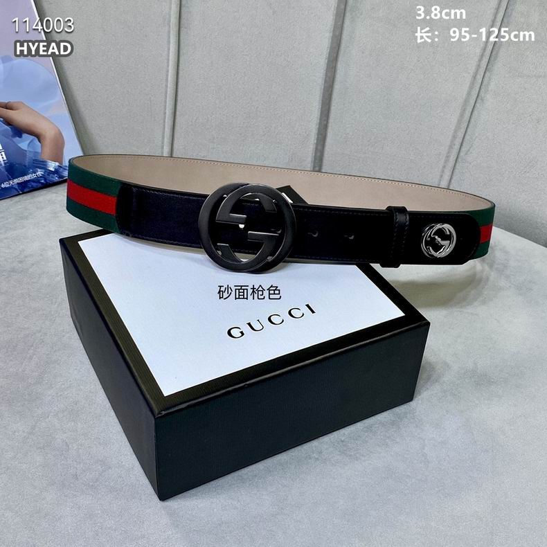 Gucci belt 38mmX95-125cm 8L (10)