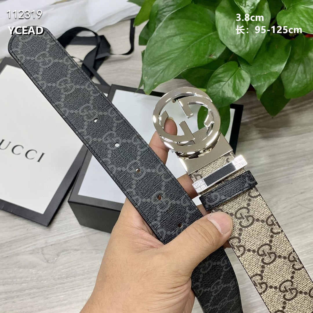 Gucci belt 38mmX95-125cm 8L (11)