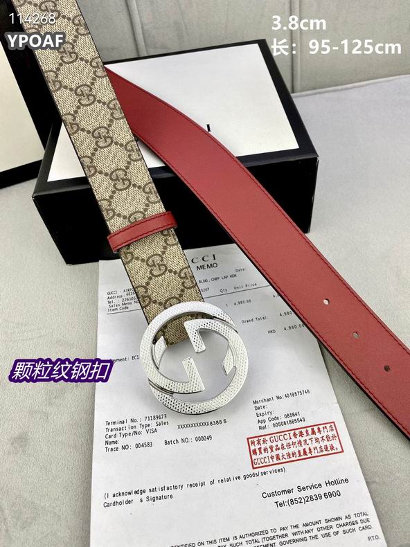 Gucci belt 38mmX95-125cm 8L (13)