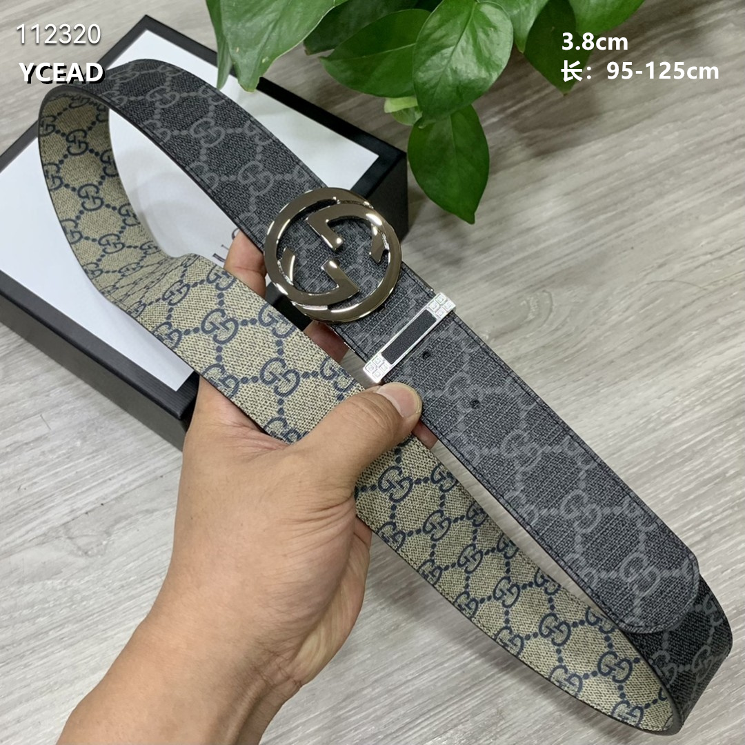 Gucci belt 38mmX95-125cm 8L (13)
