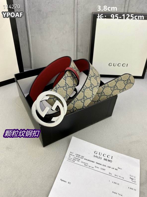 Gucci belt 38mmX95-125cm 8L (15)
