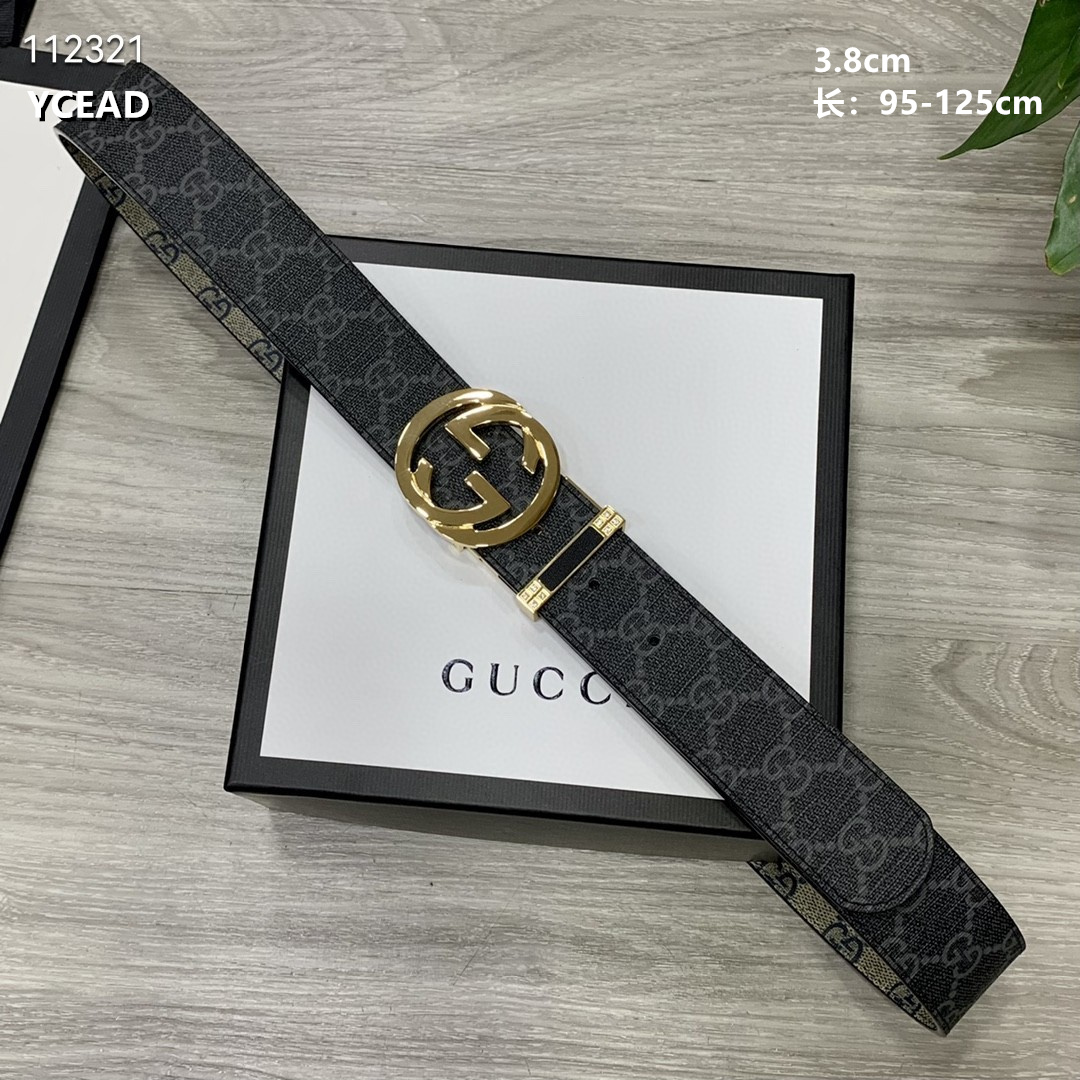 Gucci belt 38mmX95-125cm 8L (15)