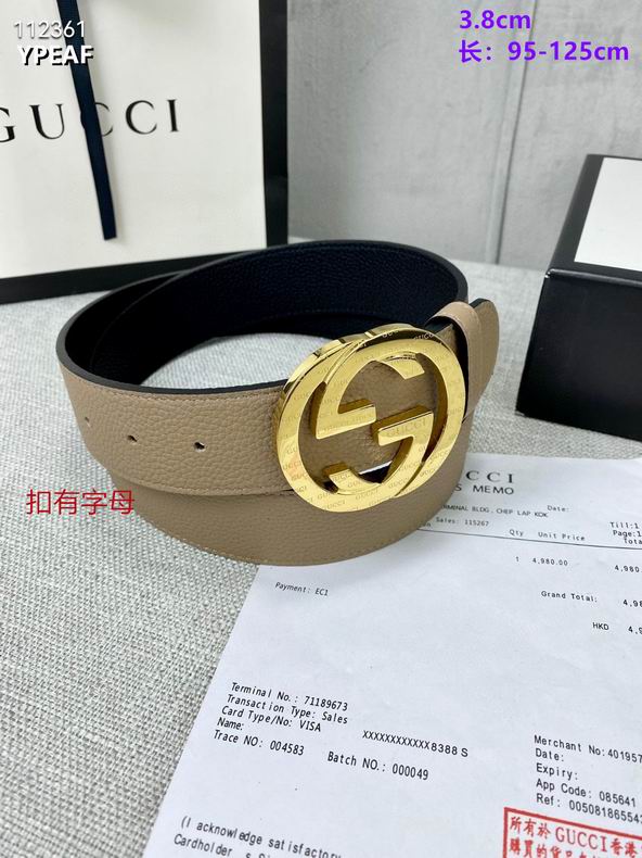 Gucci belt 38mmX95-125cm 8L (16)