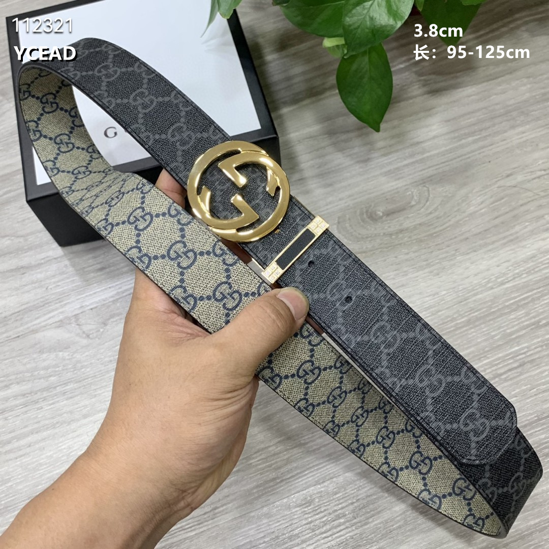 Gucci belt 38mmX95-125cm 8L (16)