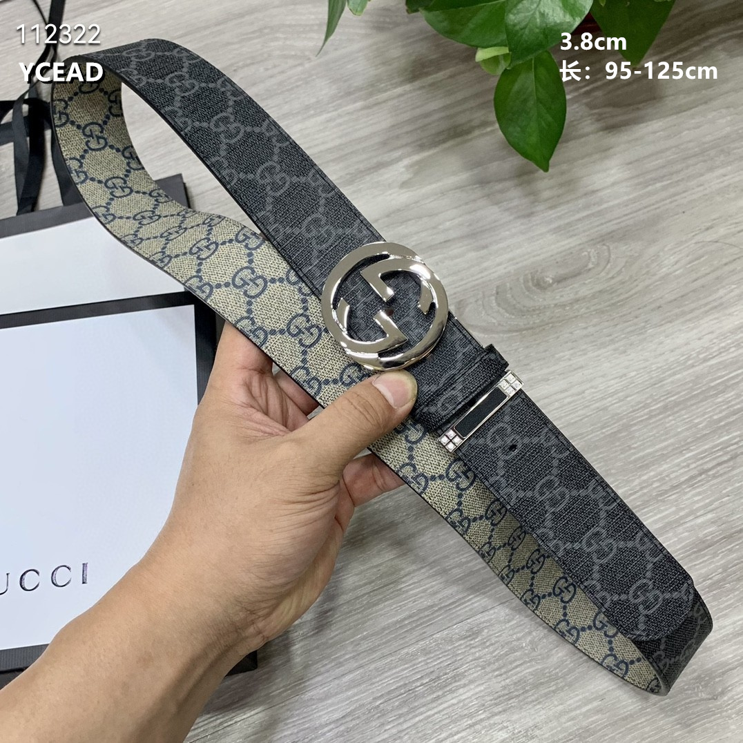 Gucci belt 38mmX95-125cm 8L (19)