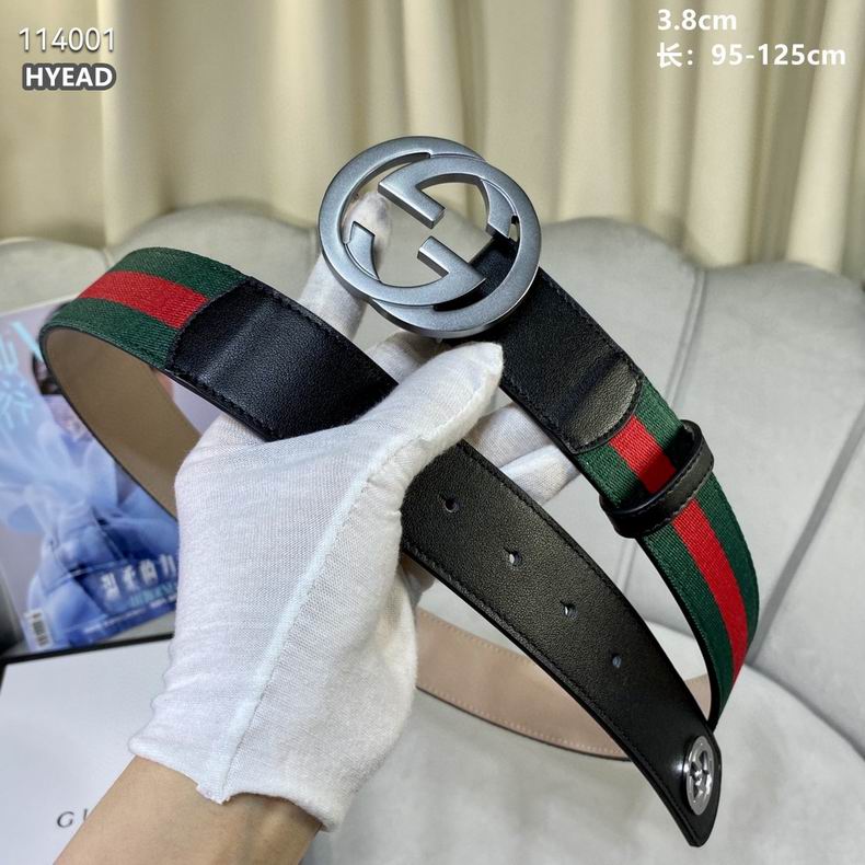 Gucci belt 38mmX95-125cm 8L (2)