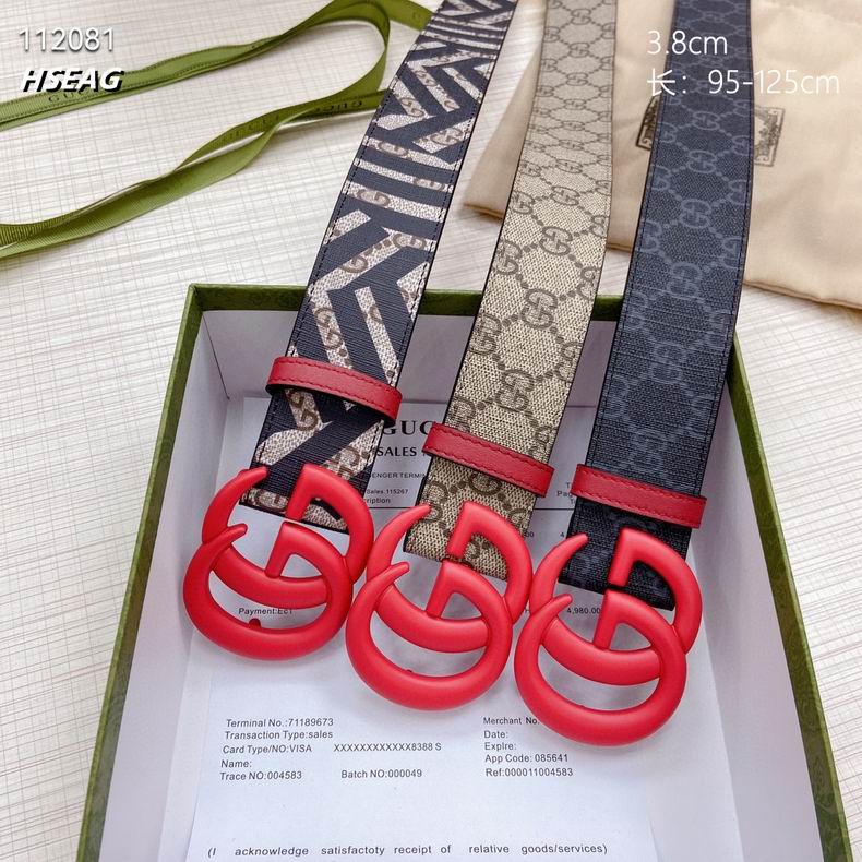Gucci belt 38mmX95-125cm 8L (2)