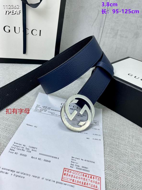Gucci belt 38mmX95-125cm 8L (20)