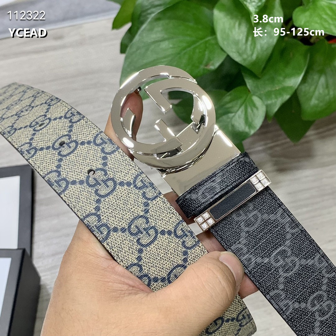 Gucci belt 38mmX95-125cm 8L (20)