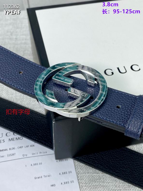 Gucci belt 38mmX95-125cm 8L (21)