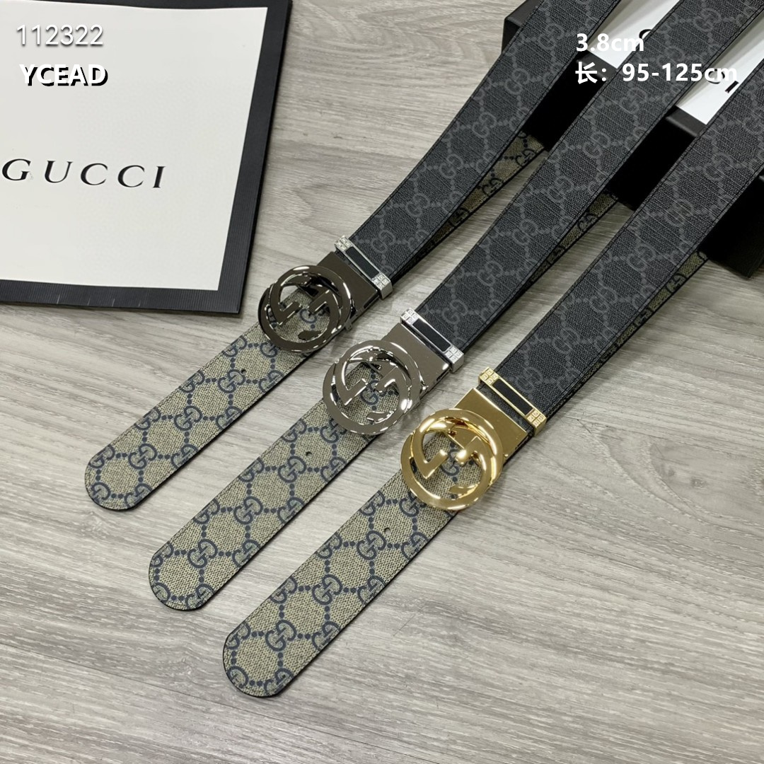 Gucci belt 38mmX95-125cm 8L (21)
