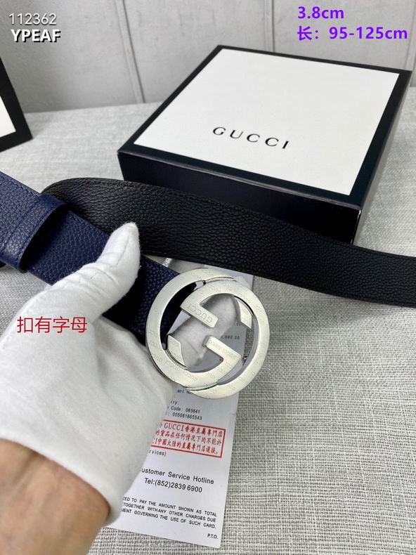 Gucci belt 38mmX95-125cm 8L (22)