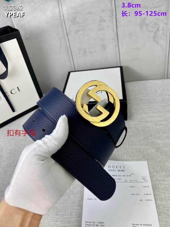 Gucci belt 38mmX95-125cm 8L (23)