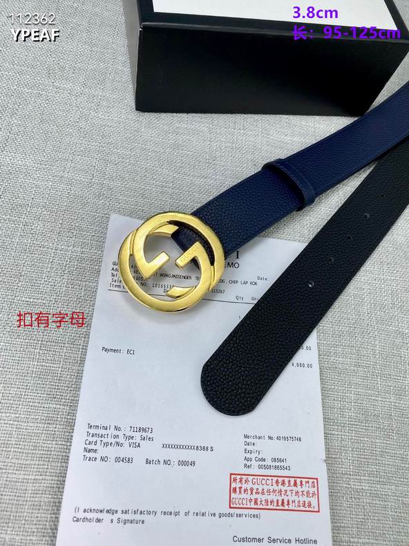 Gucci belt 38mmX95-125cm 8L (25)