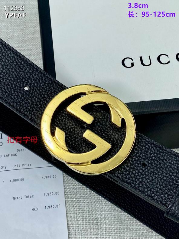 Gucci belt 38mmX95-125cm 8L (27)