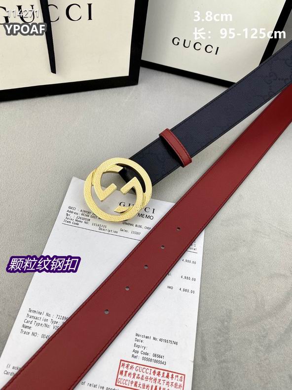 Gucci belt 38mmX95-125cm 8L (3)