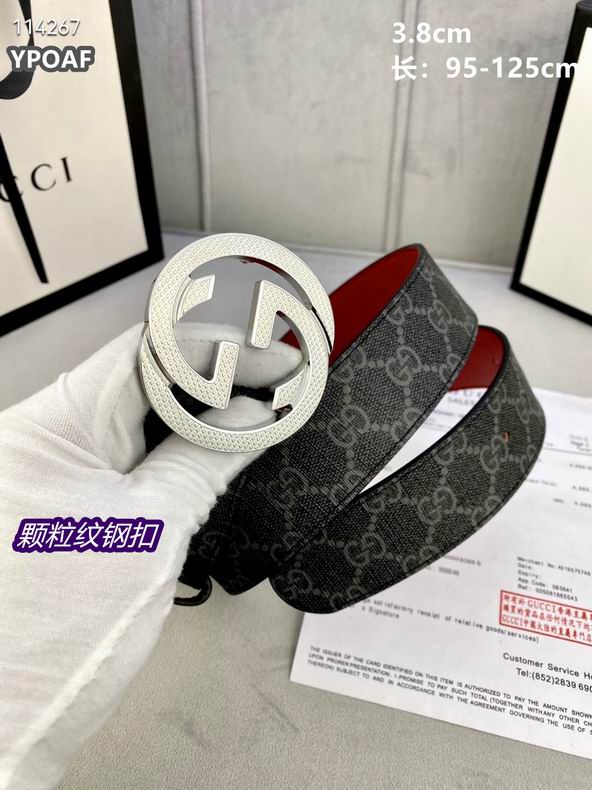 Gucci belt 38mmX95-125cm 8L (3)