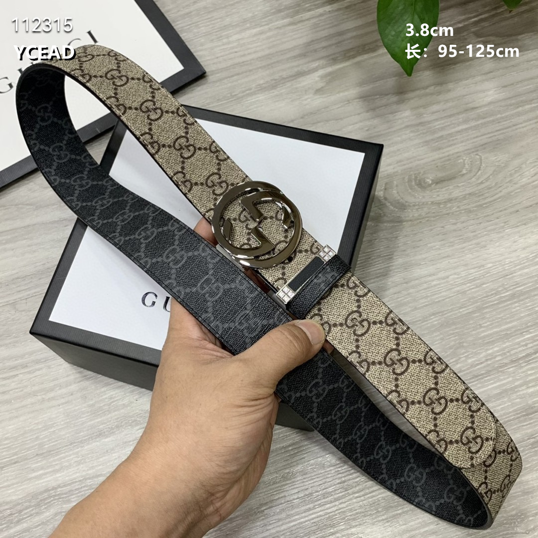 Gucci belt 38mmX95-125cm 8L (3)