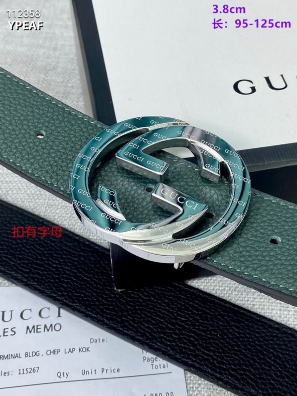 Gucci belt 38mmX95-125cm 8L (33)