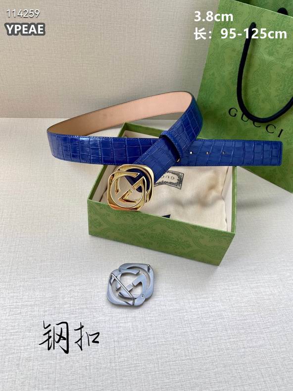 Gucci belt 38mmX95-125cm 8L (35)