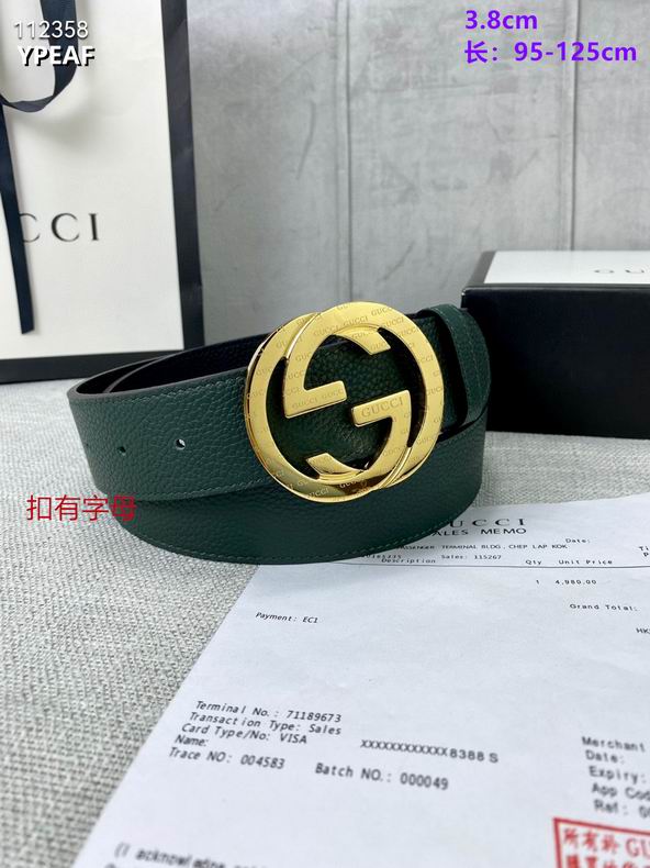 Gucci belt 38mmX95-125cm 8L (36)