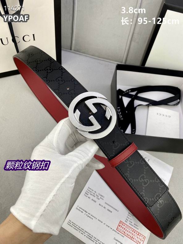 Gucci belt 38mmX95-125cm 8L (4)