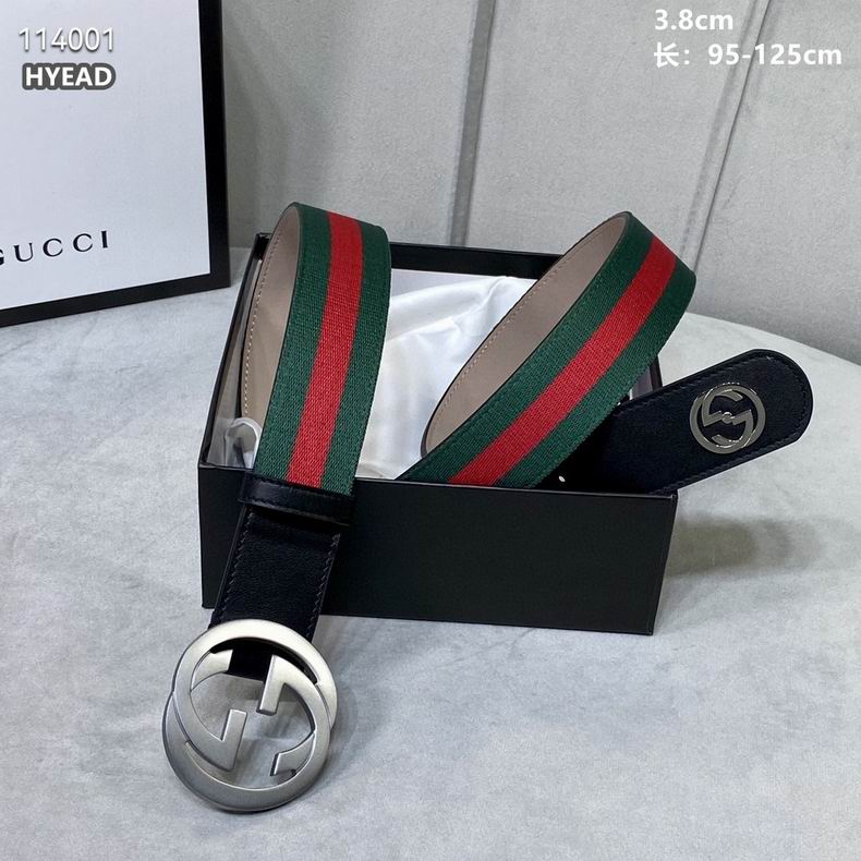 Gucci belt 38mmX95-125cm 8L (4)