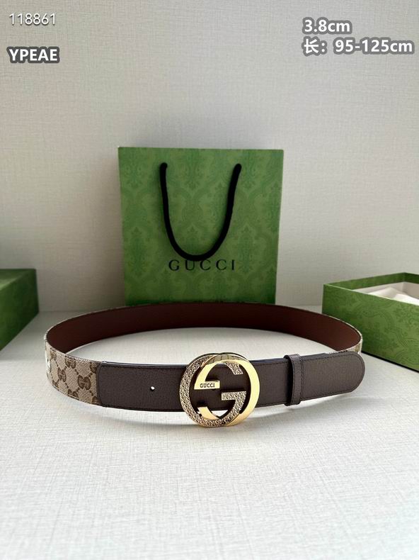 Gucci belt 38mmX95-125cm 8L (4)