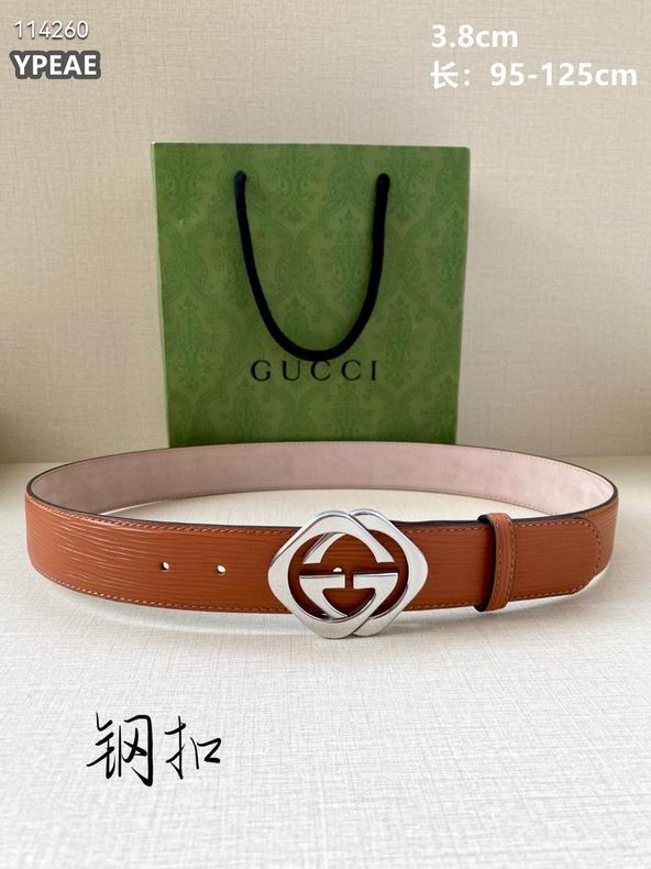 Gucci belt 38mmX95-125cm 8L (42)