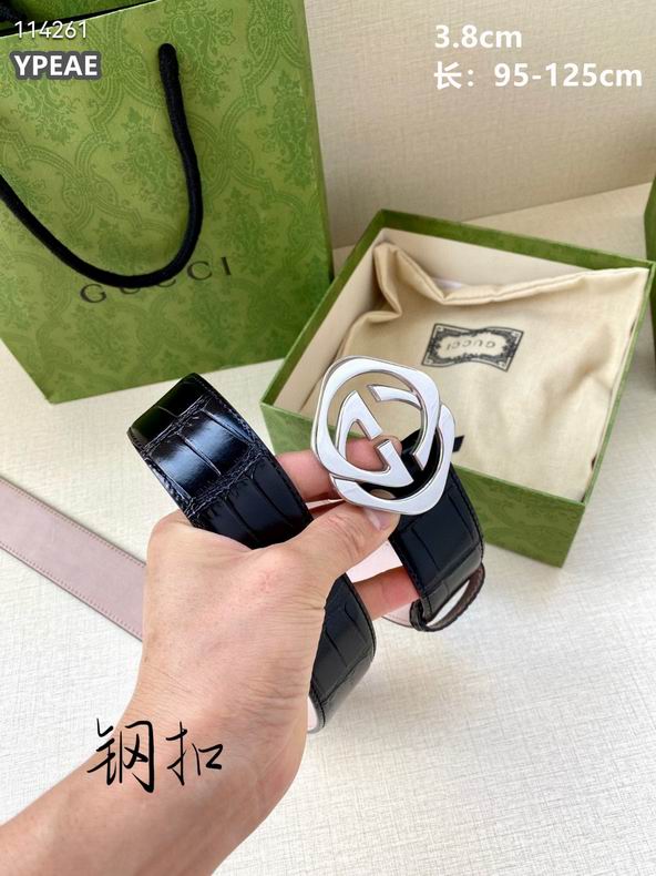 Gucci belt 38mmX95-125cm 8L (49)