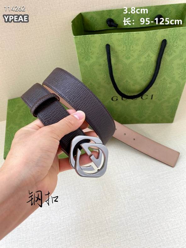 Gucci belt 38mmX95-125cm 8L (56)