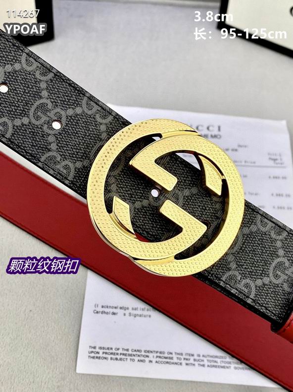 Gucci belt 38mmX95-125cm 8L (6)