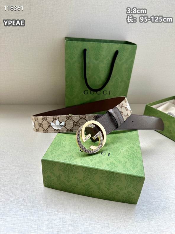 Gucci belt 38mmX95-125cm 8L (6)
