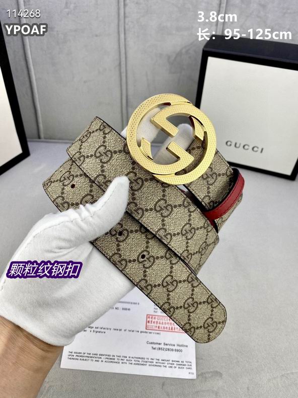 Gucci belt 38mmX95-125cm 8L (7)