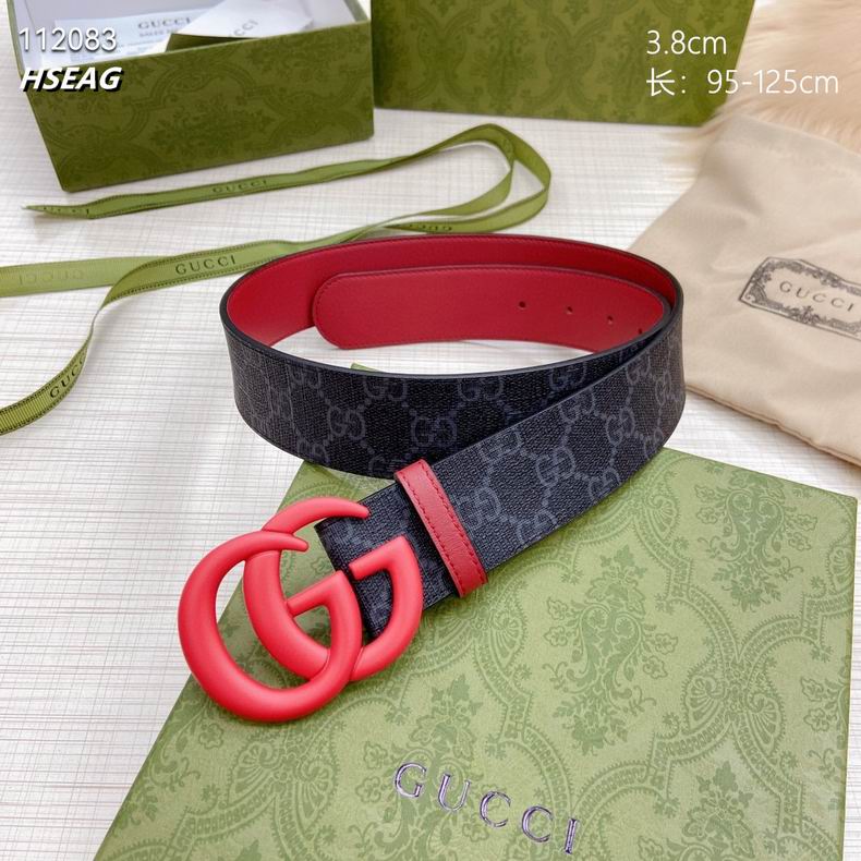 Gucci belt 38mmX95-125cm 8L (7)