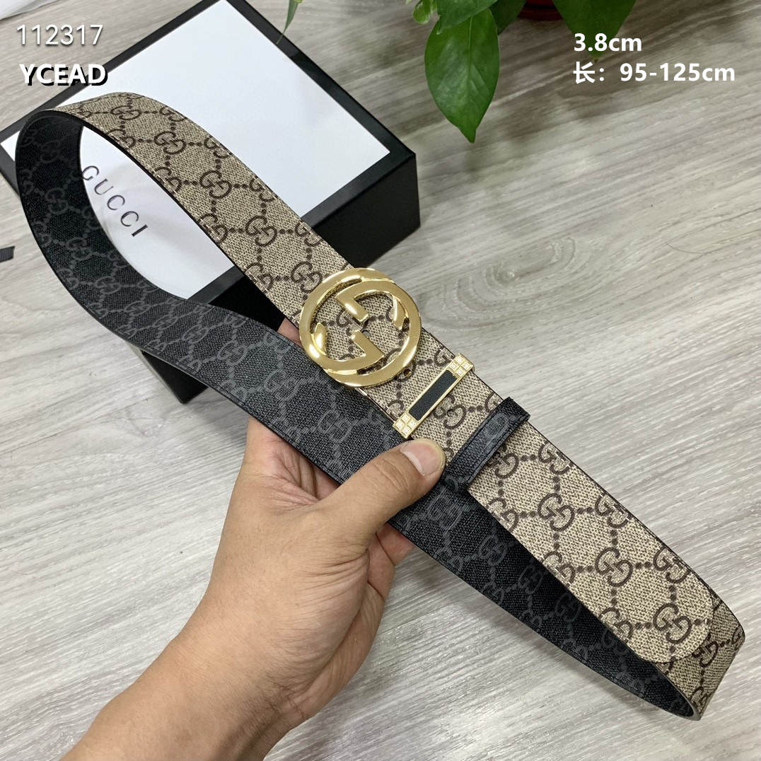 Gucci belt 38mmX95-125cm 8L (7)