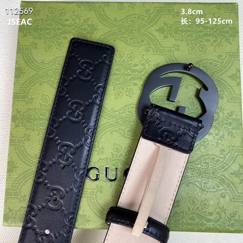Gucci belt 38mmX95-125cm 8L (7)